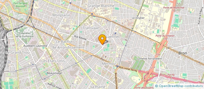 localisation de l'entreprise MONSIEUR OMAR TATI  LYON