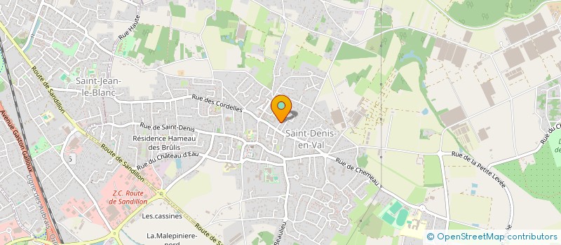 localisation de l'entreprise MONSIEUR OMAR USUPOV à SAINT-DENIS-EN-VAL