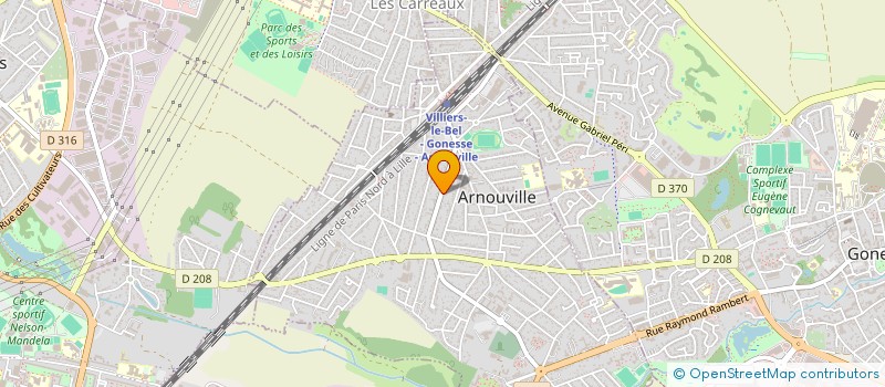 localisation de l'entreprise MONSIEUR OMAR YAHI à ARNOUVILLE