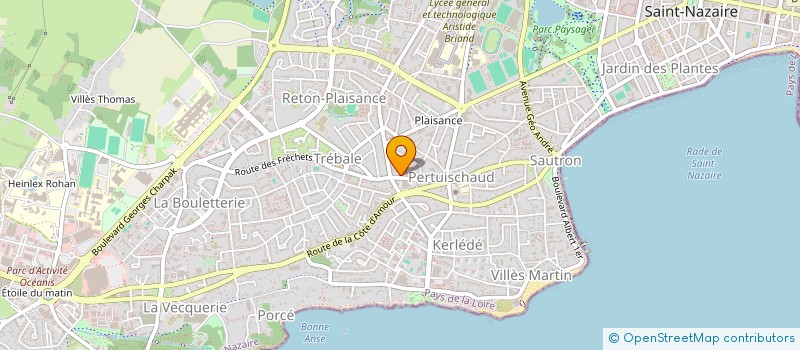 localisation de l'entreprise MONSIEUR OMAR YAHI  SAINT-NAZAIRE