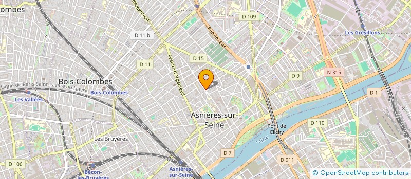 localisation de l'entreprise MONSIEUR OMAR YANAT à ASNIERES-SUR-SEINE