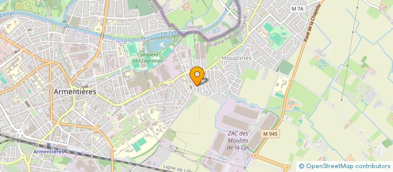 localisation de l'entreprise MONSIEUR OMAR YESSAD  HOUPLINES