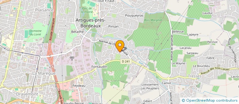 localisation de l'entreprise MONSIEUR OMAR ZAIER  ARTIGUES-PRES-BORDEAUX