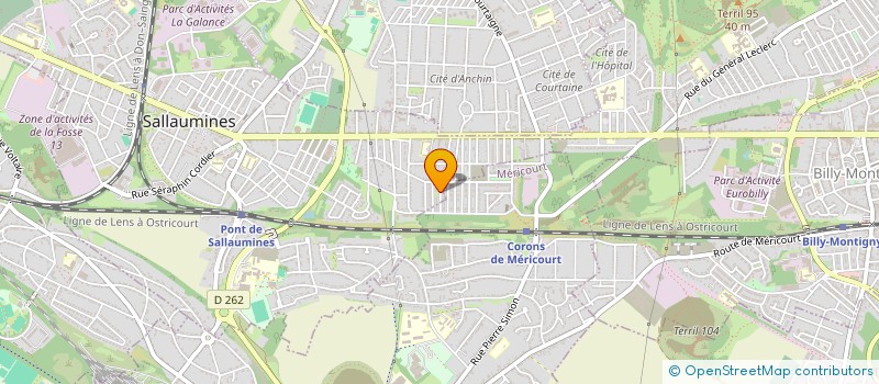 localisation de l'entreprise MONSIEUR OMAR ZAIM  SALLAUMINES