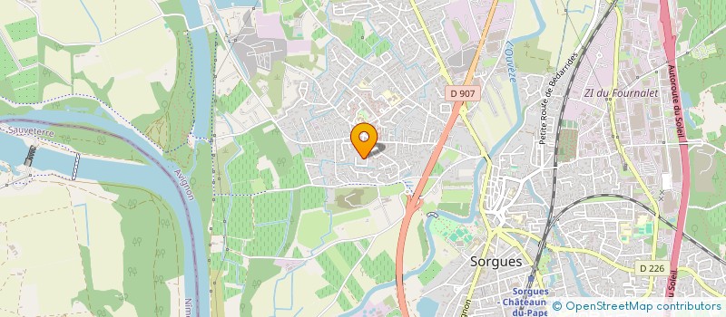 localisation de l'entreprise MONSIEUR OMAR ZAKRITI à SORGUES