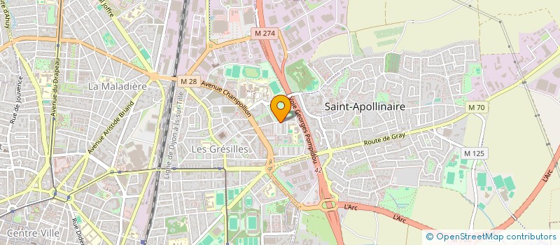 localisation de l'entreprise MONSIEUR OMAR ZAOUI à DIJON