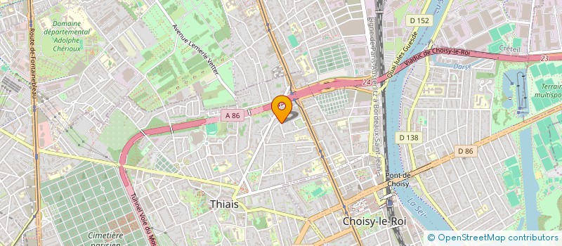 localisation de l'entreprise MONSIEUR OMAR ZEGHOUANE  VITRY-SUR-SEINE