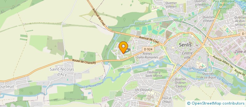 localisation de l'entreprise MONSIEUR OMAR ZEKRI  SENLIS