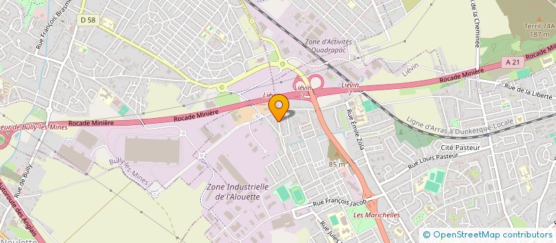 localisation de l'entreprise MONSIEUR OMAR ZEMOUR  LIEVIN