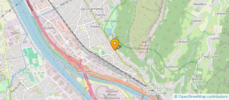 localisation de l'entreprise MONSIEUR OMAR ZIANI EZZAMOURI  SAINT-EGREVE