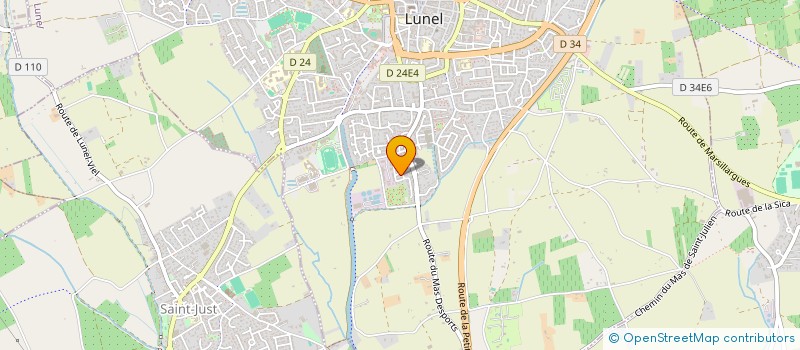 localisation de l'entreprise MONSIEUR OMAR ZOUBIR à LUNEL