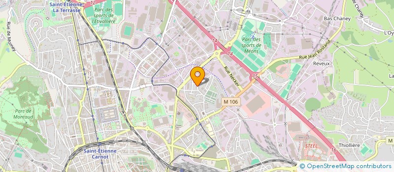 localisation de l'entreprise MONSIEUR OMAR ZOUHIR  SAINT-ETIENNE