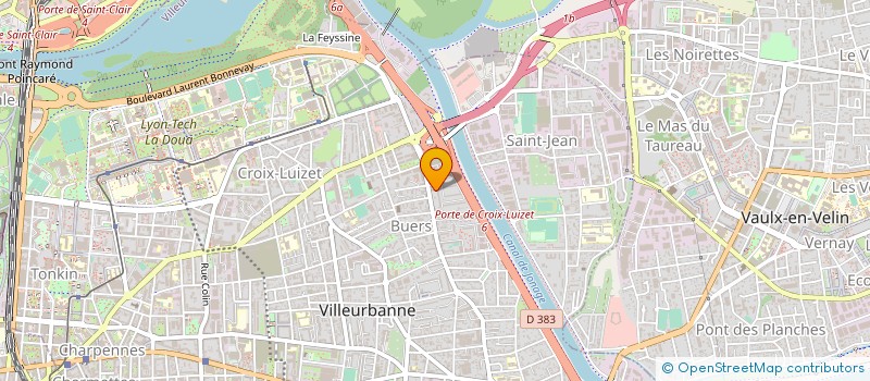 localisation de l'entreprise MONSIEUR OMAR ZRADNI  VILLEURBANNE