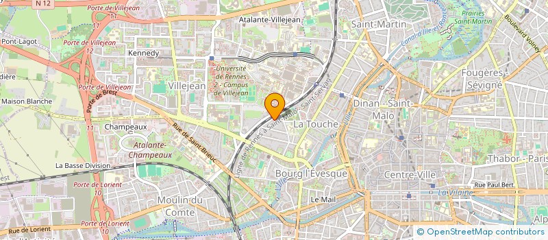 localisation de l'entreprise MONSIEUR OMARI KHAREBAVA  RENNES