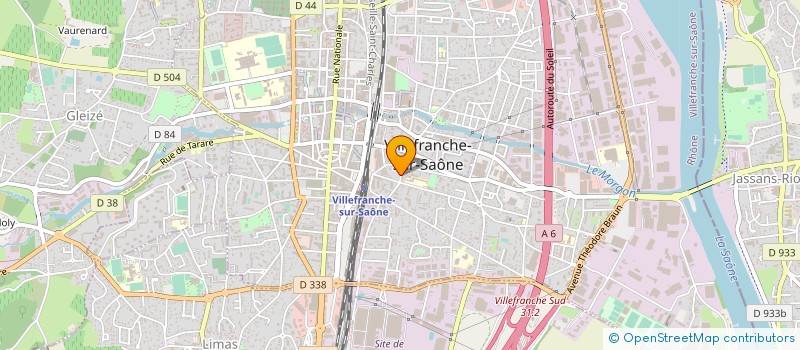 localisation de l'entreprise MONSIEUR OMARR BENZSLIMANE à VILLEFRANCHE-SUR-SAONE