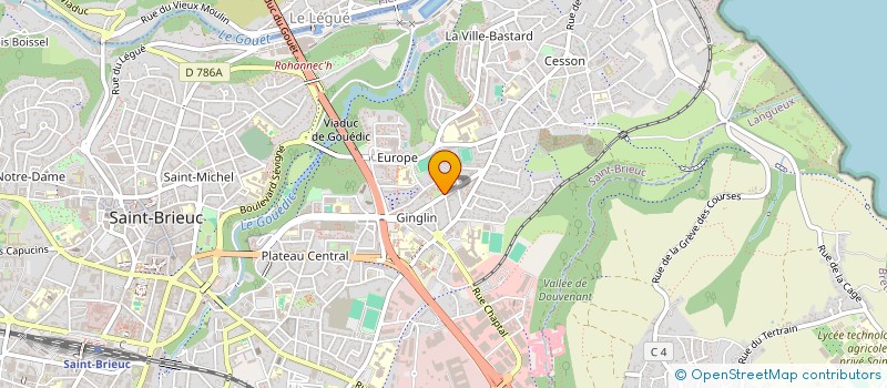 localisation de l'entreprise MONSIEUR OMED MUHAMMAD à SAINT-BRIEUC