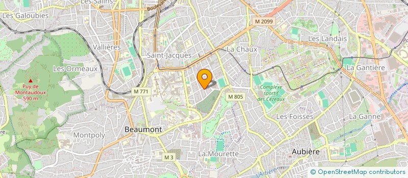 localisation de l'entreprise MONSIEUR OMED NASERI  CLERMONT-FERRAND