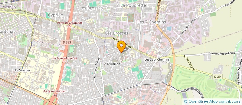 localisation de l'entreprise MONSIEUR OMER AKKAS à BRON