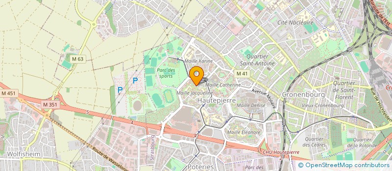 localisation de l'entreprise MONSIEUR OMER AYDOGDU à STRASBOURG