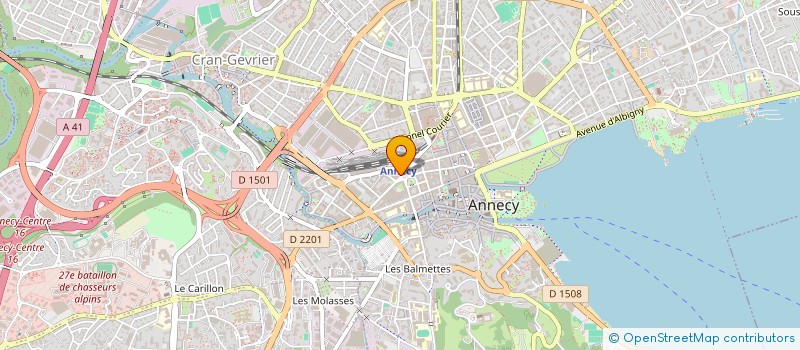 localisation de l'entreprise MONSIEUR OMER BARAN à ANNECY