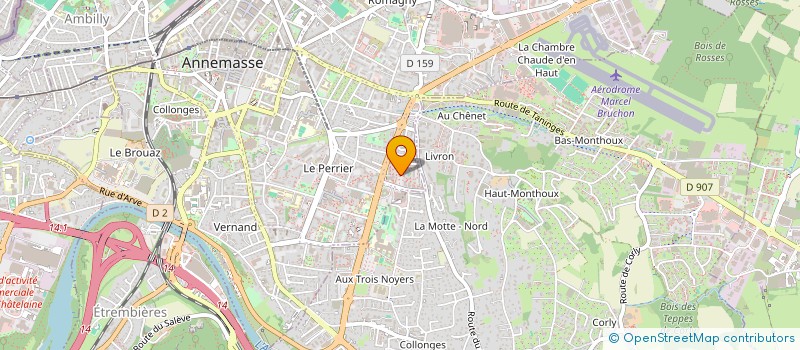 localisation de l'entreprise MONSIEUR OMER BILGIC  ANNEMASSE