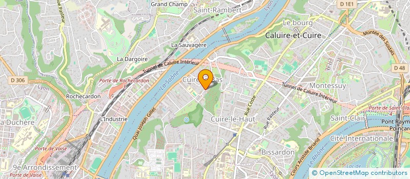 localisation de l'entreprise MONSIEUR OMER CAN à CALUIRE ET CUIRE