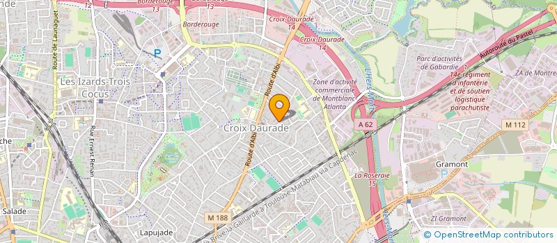 localisation de l'entreprise MONSIEUR OMER CETINKAYA  TOULOUSE