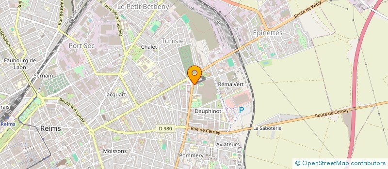 localisation de l'entreprise MONSIEUR OMER CETINOVA  REIMS