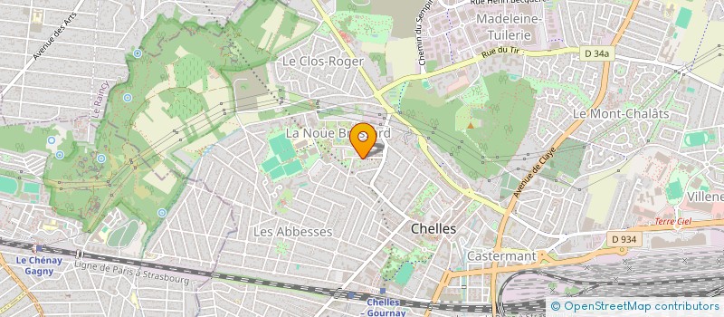 localisation de l'entreprise MONSIEUR OMER CIFTCI  CHELLES