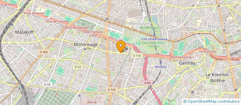 localisation de l'entreprise MONSIEUR OMER CIMEN  MONTROUGE