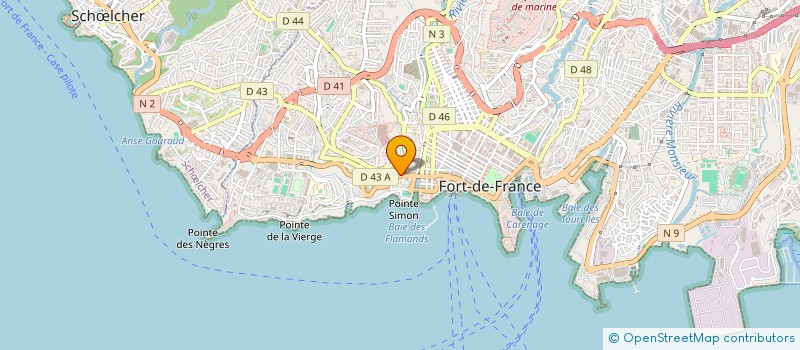 localisation de l'entreprise MONSIEUR OMER DUPROS à FORT-DE-FRANCE
