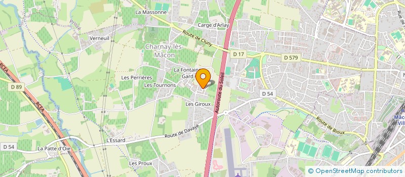 localisation de l'entreprise MONSIEUR OMER ER  CHARNAY-LES-MACON