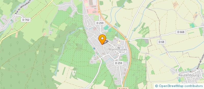 localisation de l'entreprise MONSIEUR OMER ERKAYA  MARMOUTIER