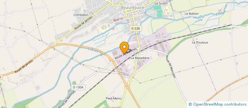 localisation de l'entreprise MONSIEUR OMER EROL à BEAUREPAIRE