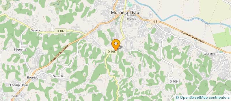 localisation de l'entreprise MONSIEUR OMER FORSTIN à MORNE A L EAU