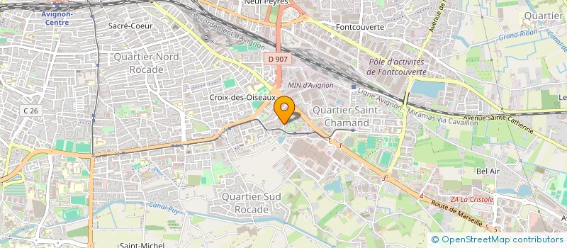 localisation de l'entreprise MONSIEUR OMER FUTSI  AVIGNON