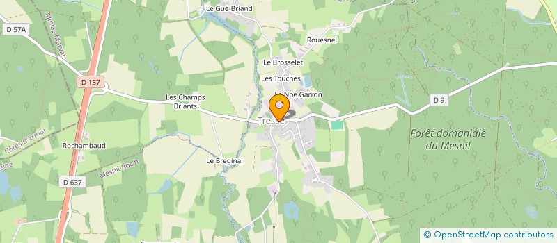 localisation de l'entreprise MONSIEUR OMER GARNIER à PLEUGUENEUC