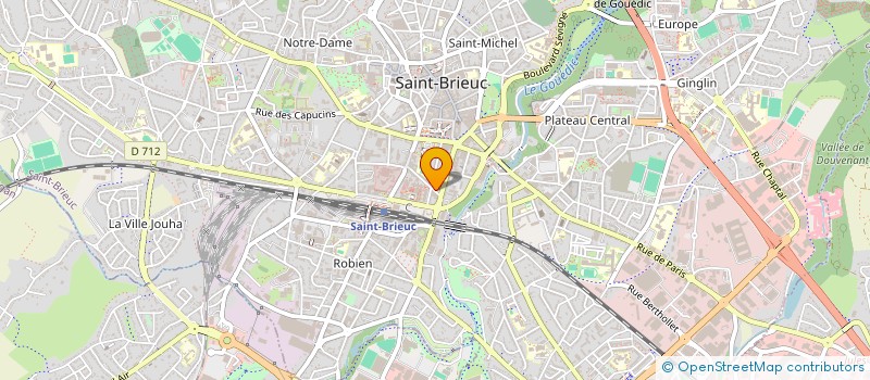 localisation de l'entreprise MONSIEUR OMER GUERIN à SAINT-BRIEUC