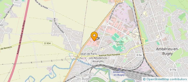 localisation de l'entreprise MONSIEUR OMER GUNDUZ  AMBERIEU-EN-BUGEY