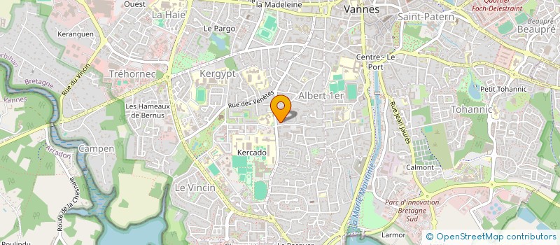 localisation de l'entreprise MONSIEUR OMER GUR à VANNES