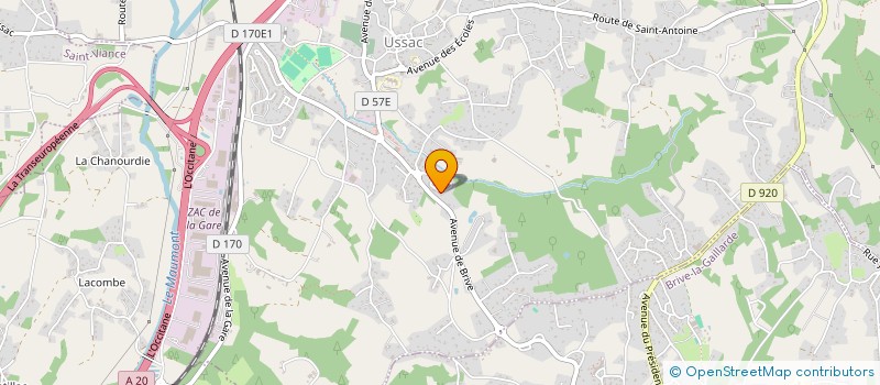 localisation de l'entreprise MONSIEUR OMER HASAN FALAH  USSAC