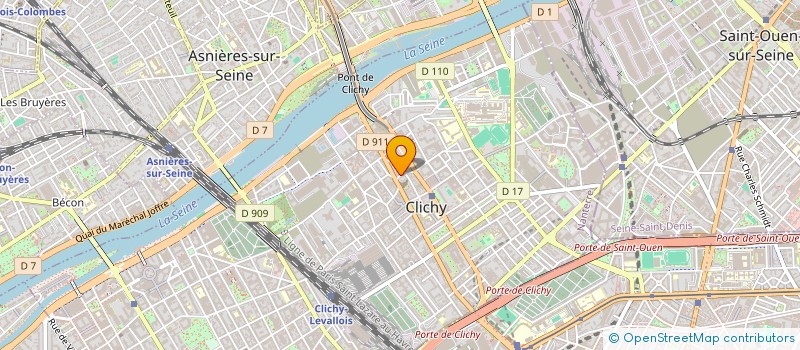 localisation de l'entreprise MONSIEUR OMER HERTEM à CLICHY