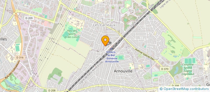 localisation de l'entreprise MONSIEUR OMER HOJEBRI à ARNOUVILLE