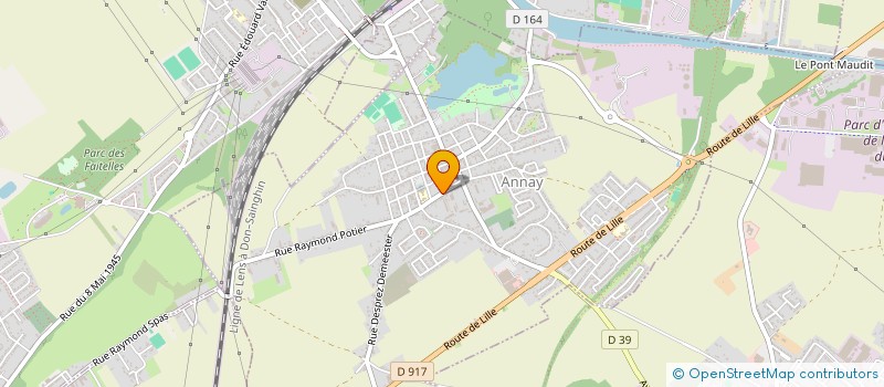 localisation de l'entreprise MONSIEUR OMER HOUSIEAUX à ANNAY