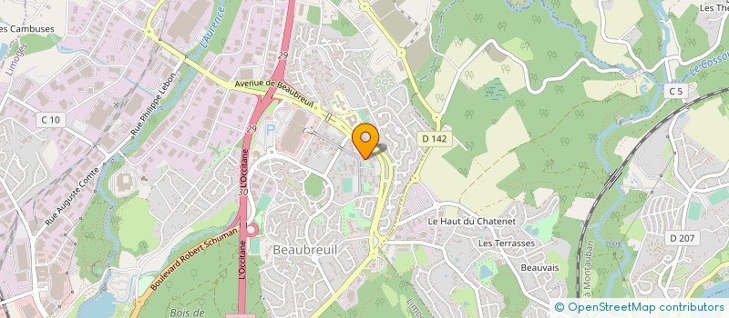 localisation de l'entreprise MONSIEUR OMER KAVAK à LIMOGES