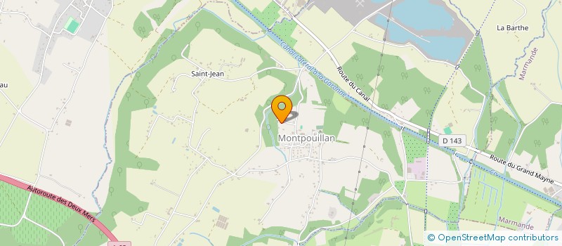 localisation de l'entreprise MONSIEUR OMER LAGAUZERE  MONTPOUILLAN