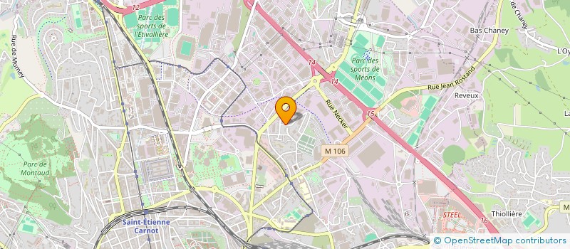 localisation de l'entreprise MONSIEUR OMER MOHAMED ALI  SAINT-ETIENNE