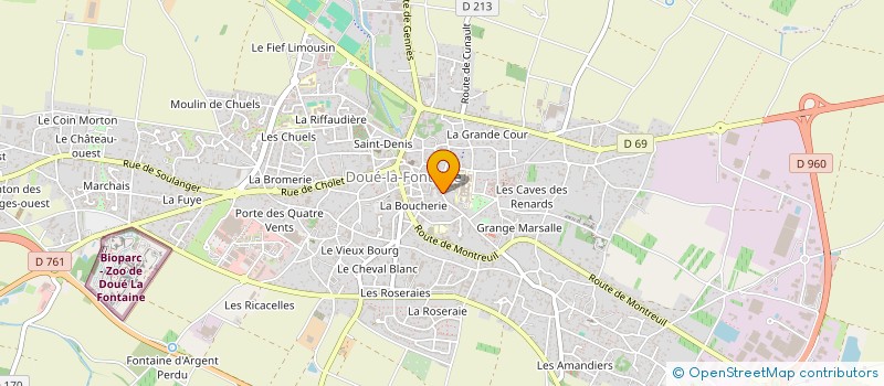 localisation de l'entreprise MONSIEUR OMER MOHAMMED ELHAGABDU  DOUE-EN-ANJOU