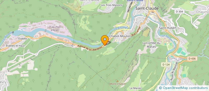 localisation de l'entreprise MONSIEUR OMER MUTLU  SAINT-CLAUDE