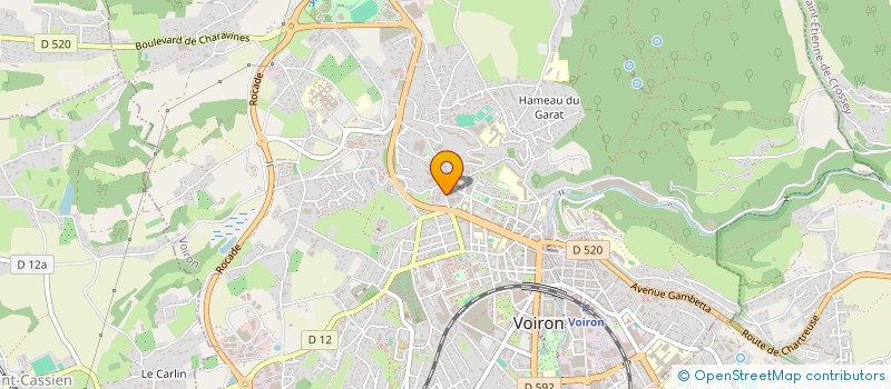 localisation de l'entreprise MONSIEUR OMER OZKUL  VOIRON